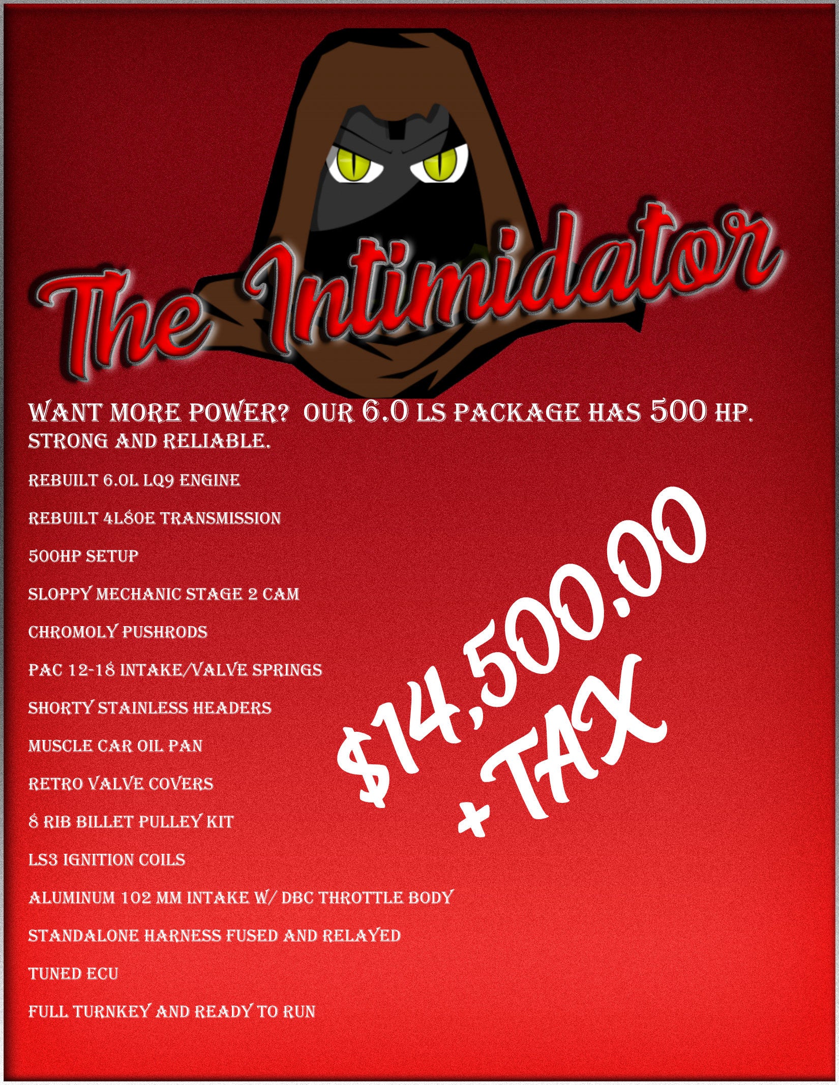 500HP Intimidator Package